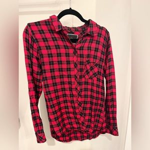 Rails plaid button up
